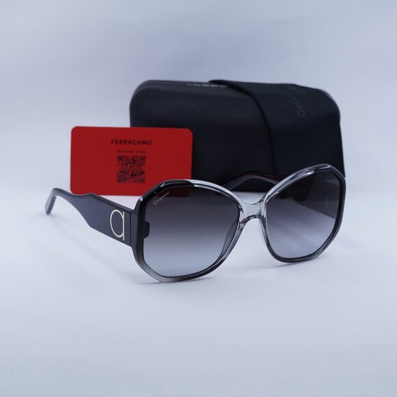 Final Price! Salvatore Ferragamo SF942S 007 Grey Gradient...